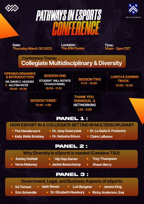 The Schedule - Pathways In Esports