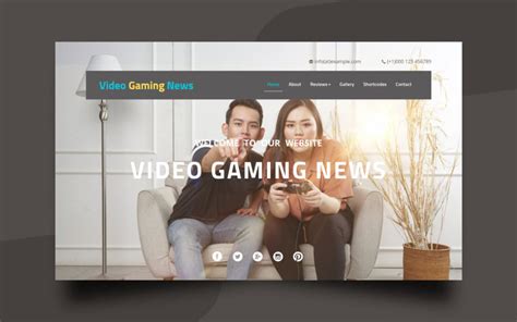 Video Gaming News Website Template » W3Layouts