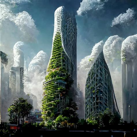 AI-generated Future Cities by Manas Bhat|Futuristic