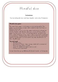 The Mindful Kinder Teacher Teaching Resources | Teachers Pay Teachers