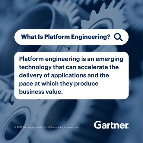 Engenharia de plataforma: o que é e como ela funciona | Gartner