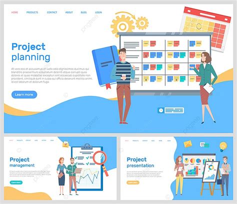 Project Planning With Team Template Download on Pngtree