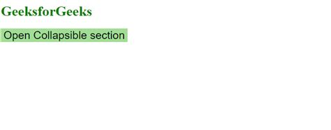 How to create a collapsible section using CSS and JavaScript ...