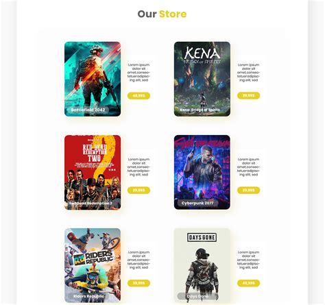 Landing Page Concept for a Gaming News Website. on Behance