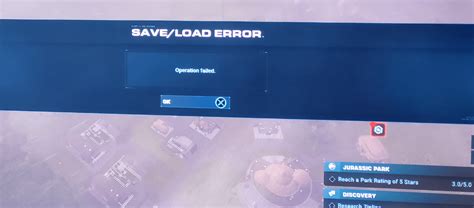 Is this an ingame warning message? : r/jurassicworldevo