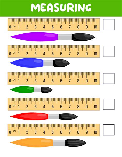 Ruler Measurement Worksheet